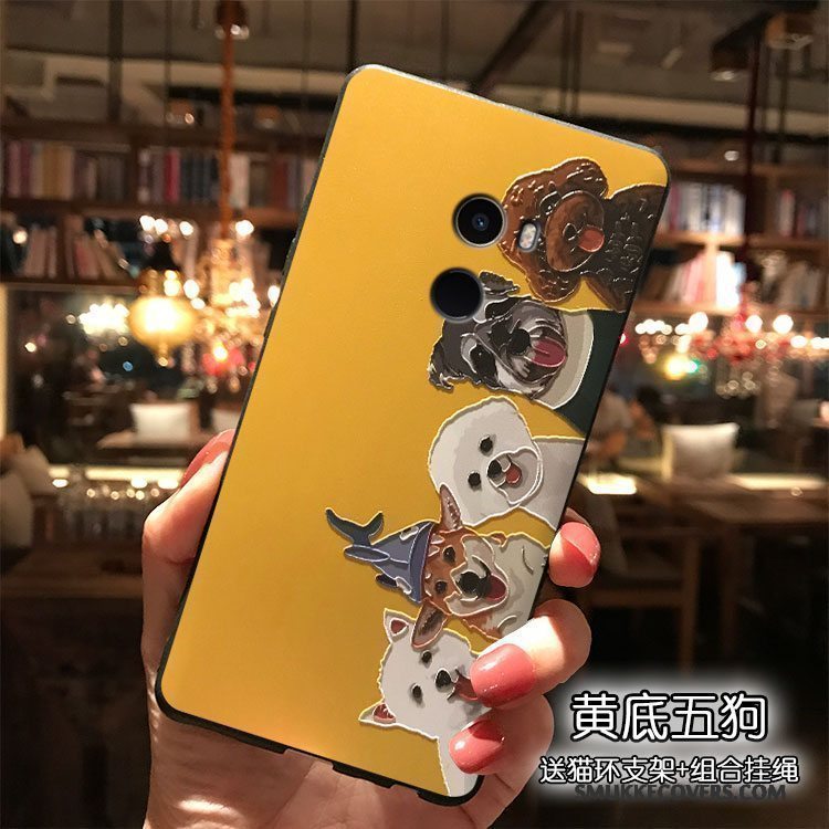 Etui Mi Mix 2 Farve Telefonanti-fald, Cover Mi Mix 2 Tasker Trendy Lille Sektion