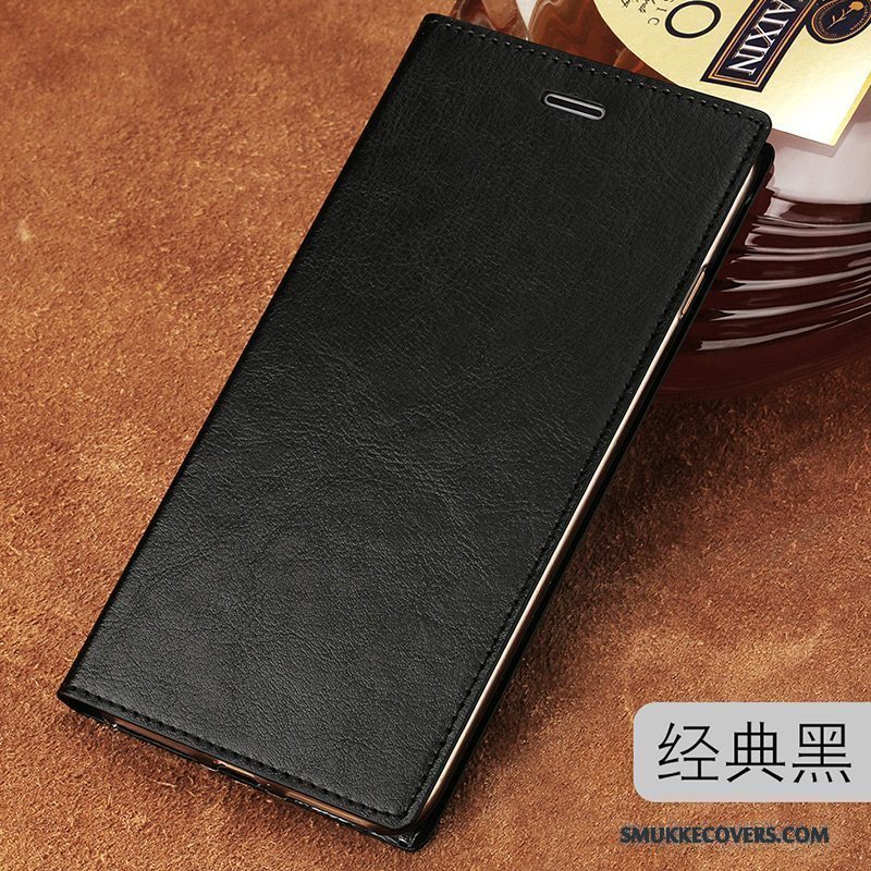 Etui Mi Mix 2 Folio Anti-fald Tynd, Cover Mi Mix 2 Beskyttelse Lille Sektion Tilpas