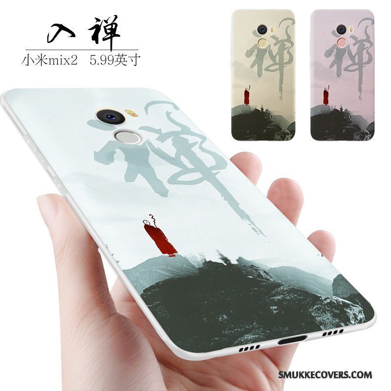 Etui Mi Mix 2 Kreativ Anti-fald Lille Sektion, Cover Mi Mix 2 Tasker Nubuck Af Personlighed