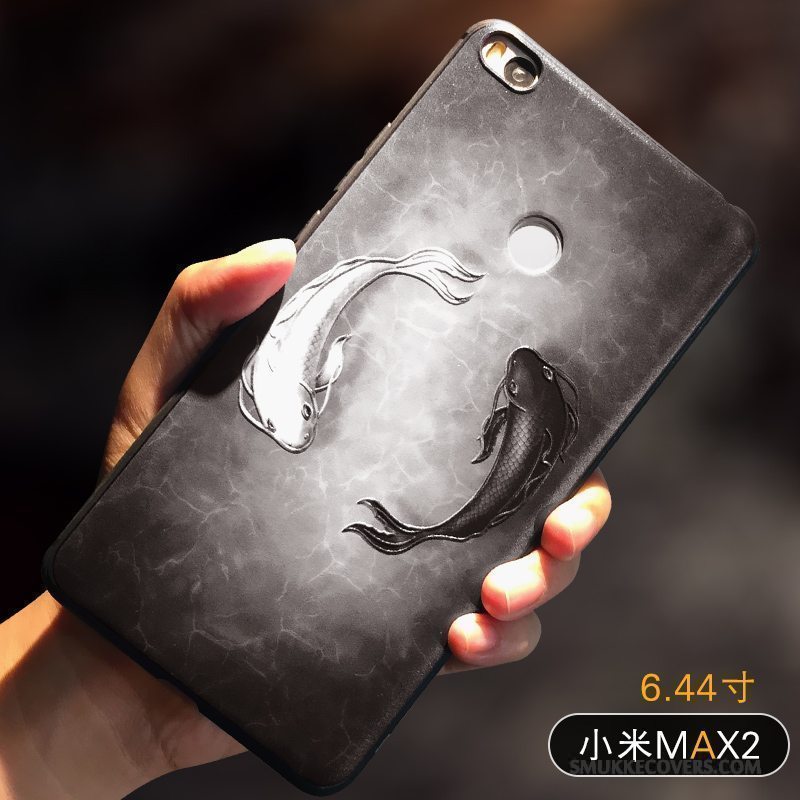 Etui Mi Mix 2 Kreativ Gul Telefon, Cover Mi Mix 2 Silikone Af Personlighed Lille Sektion