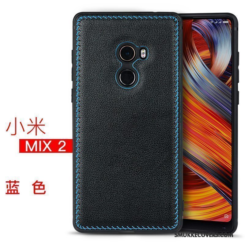 Etui Mi Mix 2 Kreativ Lille Sektion Sort, Cover Mi Mix 2 Beskyttelse Telefoneuropa