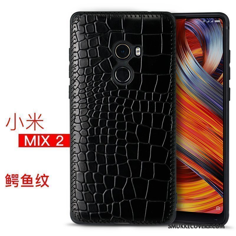 Etui Mi Mix 2 Kreativ Lille Sektion Sort, Cover Mi Mix 2 Beskyttelse Telefoneuropa