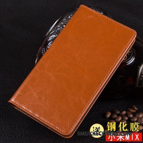 Etui Mi Mix 2 Læder Anti-fald Telefon, Cover Mi Mix 2 Tasker Lille Sektion