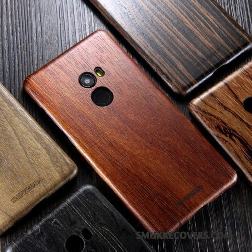 Etui Mi Mix 2 Massivt Træ Lille Sektion Telefon, Cover Mi Mix 2 Beskyttelse Trendy Træ