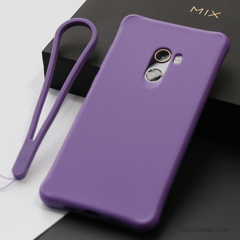 Etui Mi Mix 2 Silikone Anti-fald Klud, Cover Mi Mix 2 Support Grøn Telefon