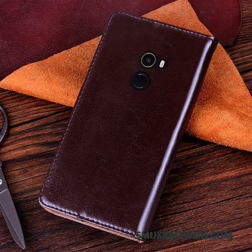 Etui Mi Mix 2 Silikone Lille Sektion Lilla, Cover Mi Mix 2 Beskyttelse Anti-fald Telefon