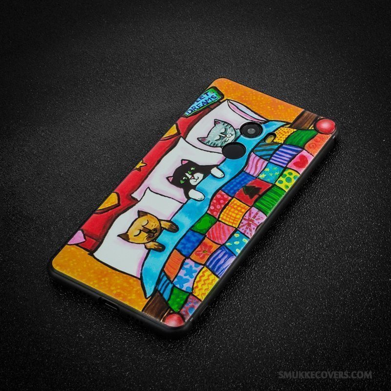 Etui Mi Mix 2 Silikone Telefonhund, Cover Mi Mix 2 Farve Anti-fald Trend