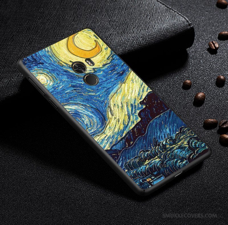 Etui Mi Mix 2 Tasker Lille Sektion Telefon, Cover Mi Mix 2 Kreativ Anti-fald Kinesisk Stil