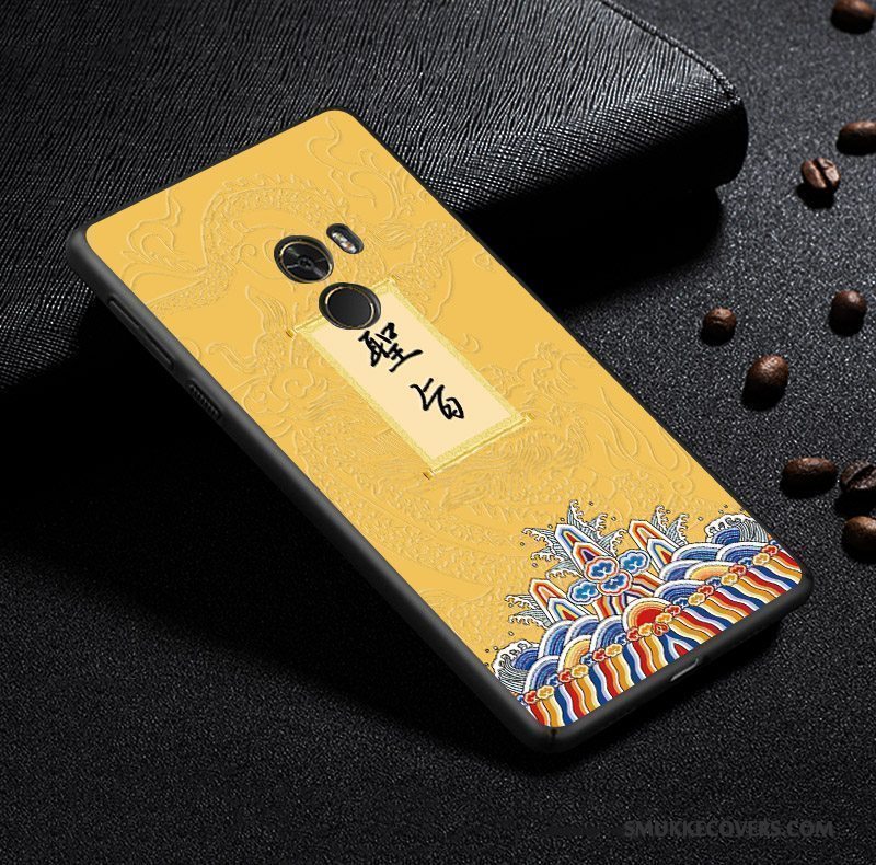 Etui Mi Mix 2 Tasker Lille Sektion Telefon, Cover Mi Mix 2 Kreativ Anti-fald Kinesisk Stil