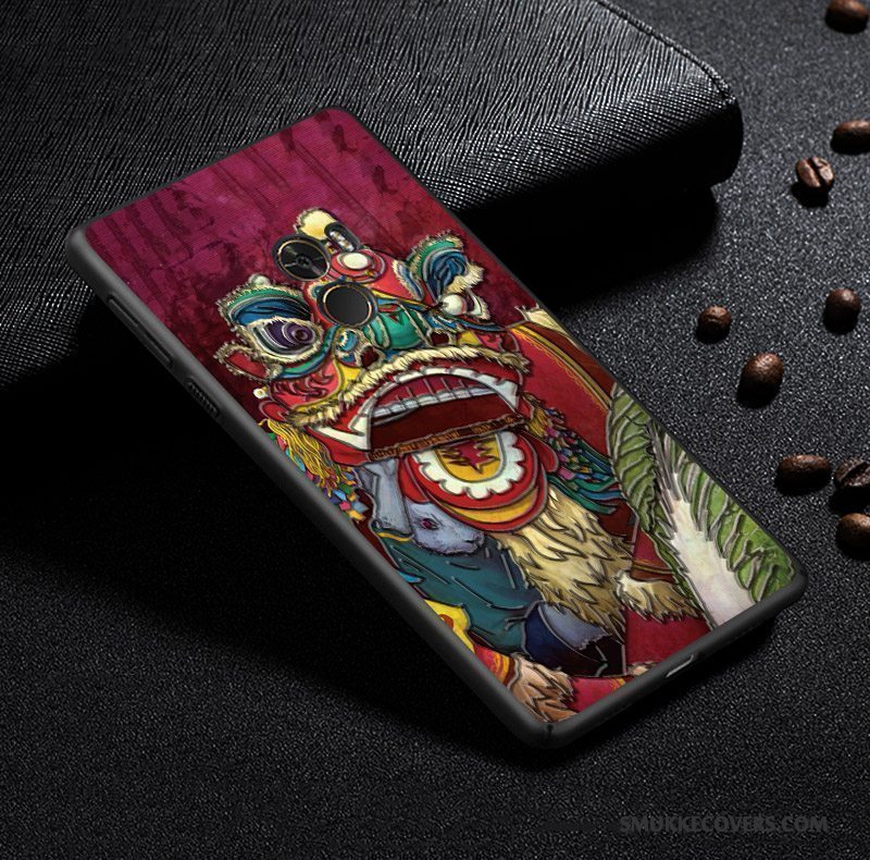 Etui Mi Mix 2 Tasker Lille Sektion Telefon, Cover Mi Mix 2 Kreativ Anti-fald Kinesisk Stil