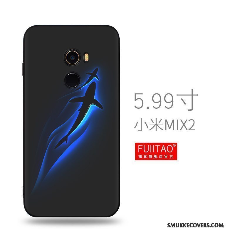 Etui Mi Mix 2 Tasker Nubuck Lille Sektion, Cover Mi Mix 2 Silikone Telefonaf Personlighed