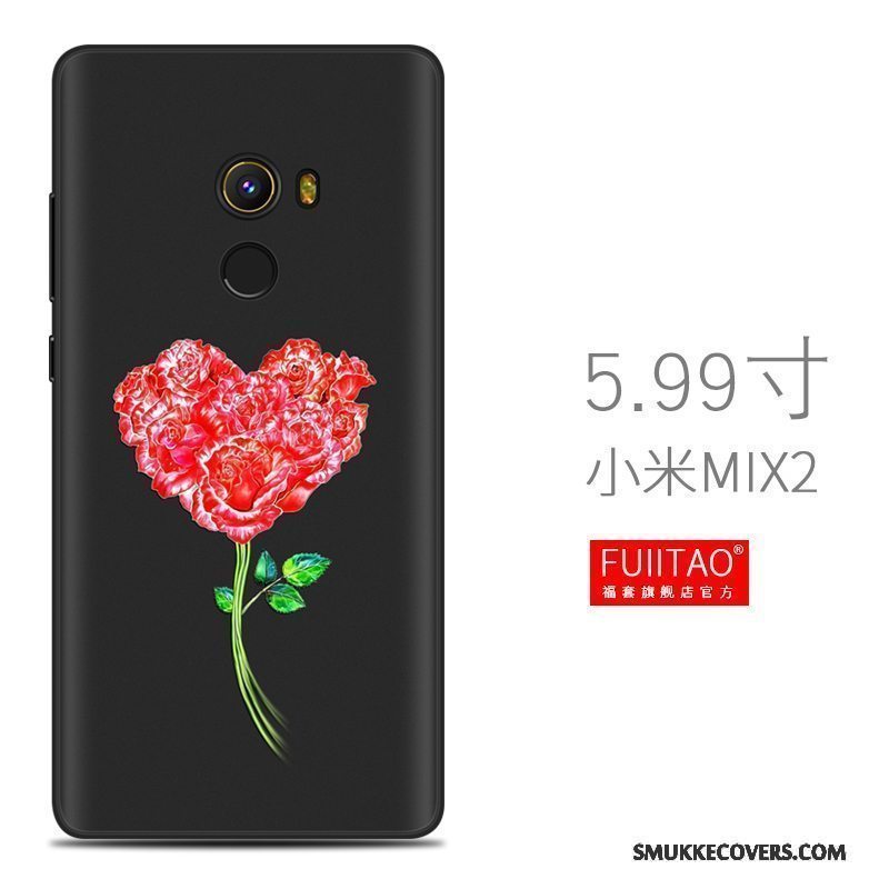 Etui Mi Mix 2 Tasker Nubuck Lille Sektion, Cover Mi Mix 2 Silikone Telefonaf Personlighed