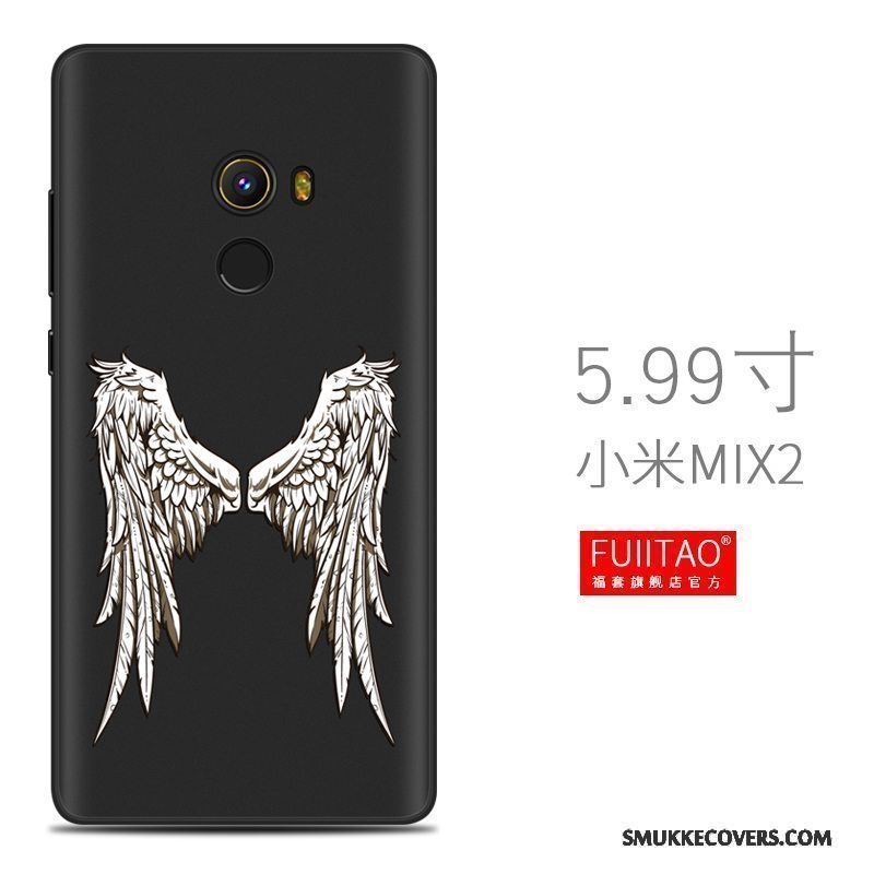 Etui Mi Mix 2 Tasker Nubuck Lille Sektion, Cover Mi Mix 2 Silikone Telefonaf Personlighed