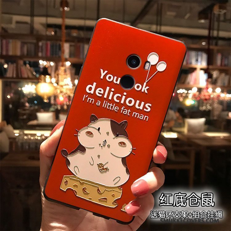 Etui Mi Mix 2 Tasker Telefonsmuk, Cover Mi Mix 2 Cartoon Ny Super Sødt