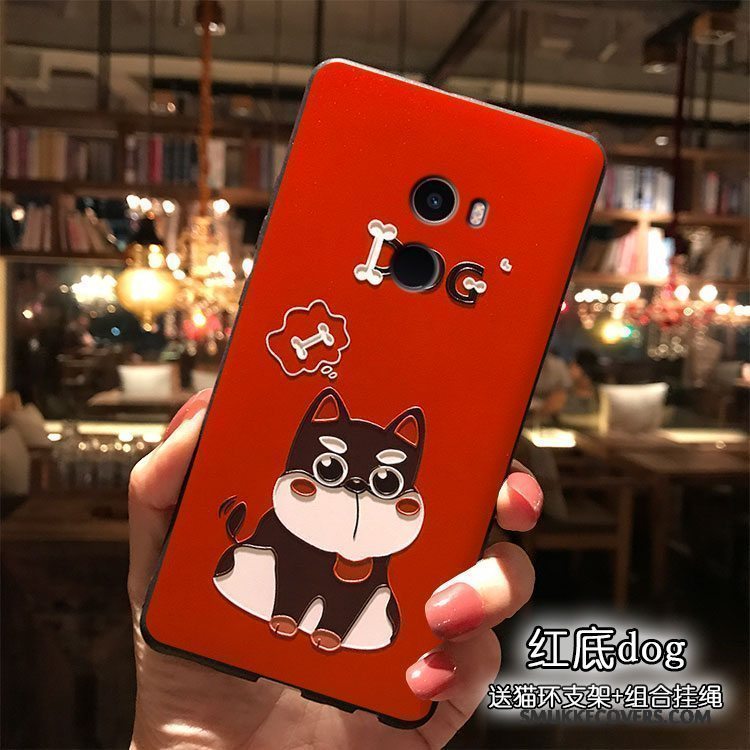 Etui Mi Mix 2 Tasker Telefonsmuk, Cover Mi Mix 2 Cartoon Ny Super Sødt