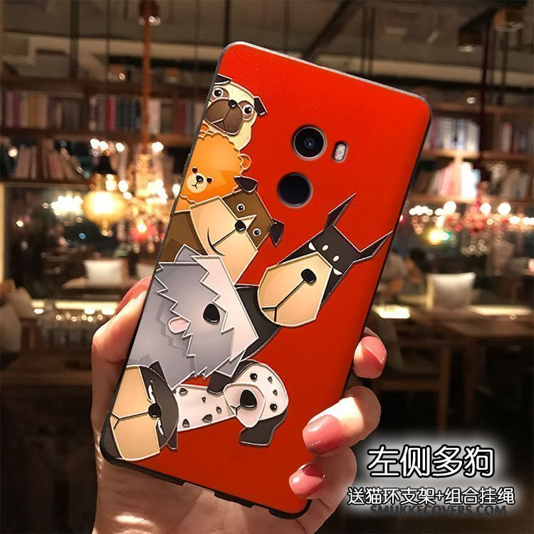 Etui Mi Mix 2 Tasker Telefonsmuk, Cover Mi Mix 2 Cartoon Ny Super Sødt