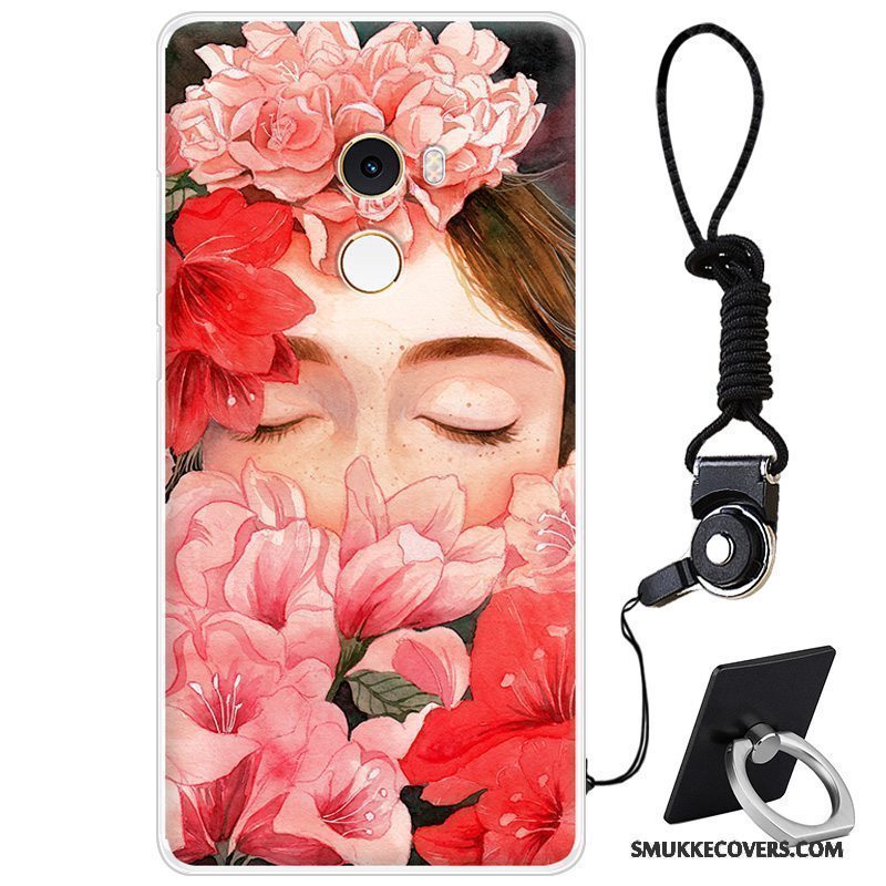 Etui Mi Mix 2 Tasker Telefonsort, Cover Mi Mix 2 Blød Lille Sektion Trend