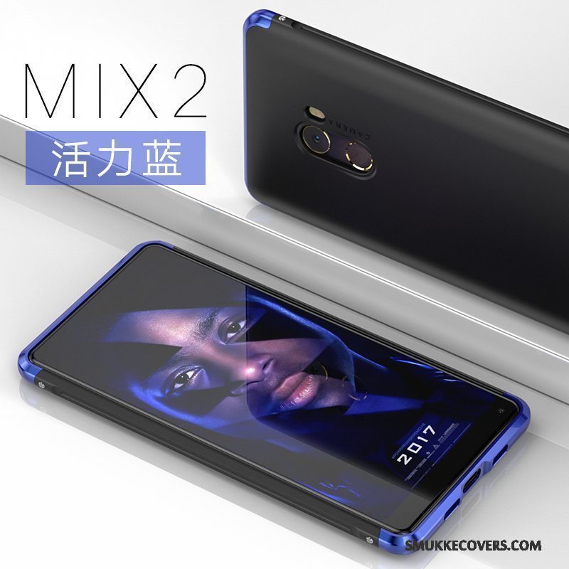 Etui Mi Mix 2 Tasker Trend Lille Sektion, Cover Mi Mix 2 Kreativ Anti-fald Rød