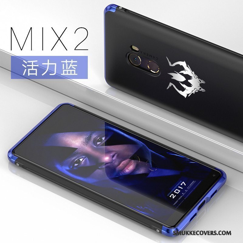 Etui Mi Mix 2 Tasker Trend Lille Sektion, Cover Mi Mix 2 Kreativ Anti-fald Rød