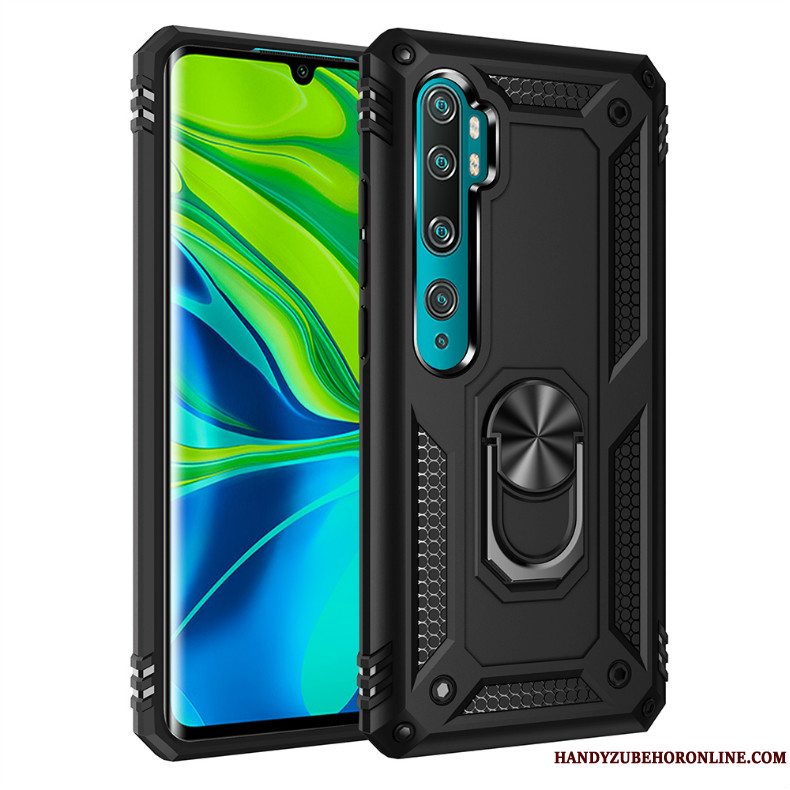 Etui Mi Note 10 Silikone Hård Lille Sektion, Cover Mi Note 10 Beskyttelse Trendy Rød