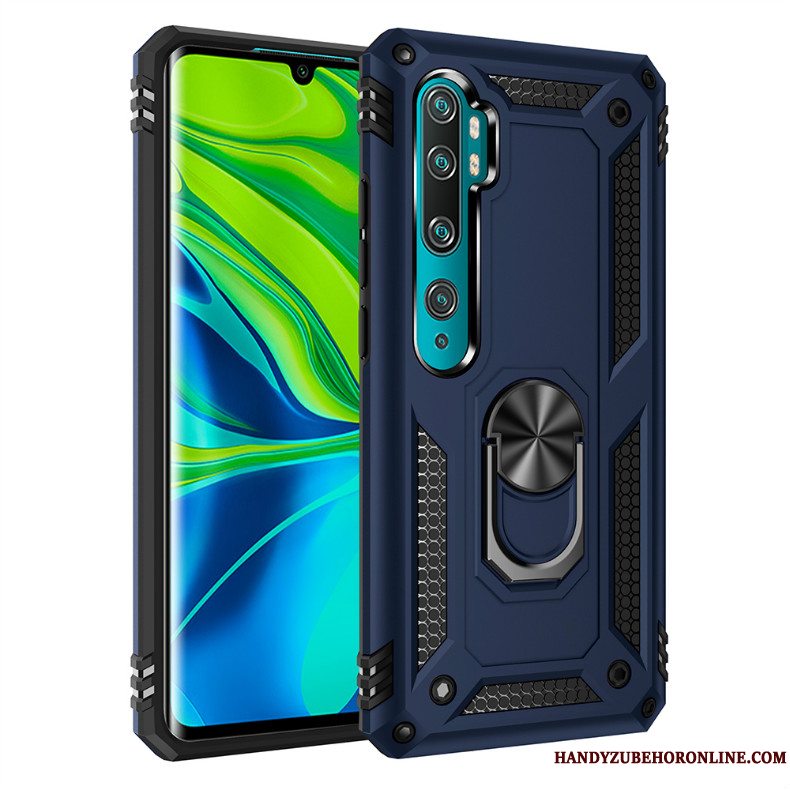 Etui Mi Note 10 Silikone Hård Lille Sektion, Cover Mi Note 10 Beskyttelse Trendy Rød