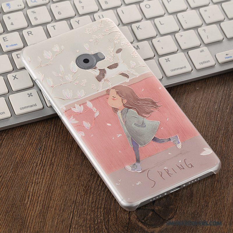 Etui Mi Note 2 Beskyttelse Anti-fald Nubuck, Cover Mi Note 2 Tasker Hvid Lille Sektion