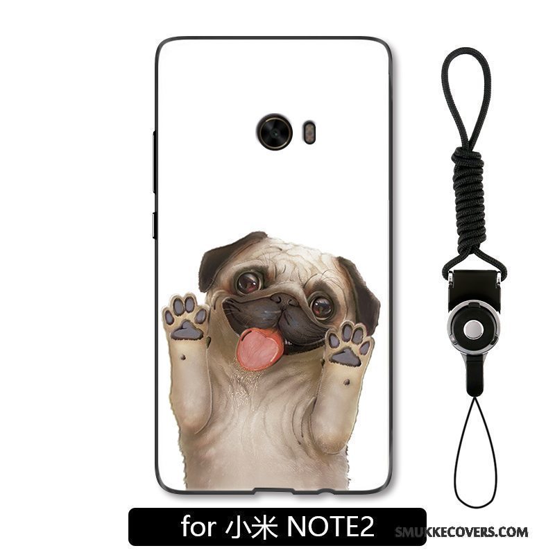 Etui Mi Note 2 Cartoon Elskeren Hund, Cover Mi Note 2 Beskyttelse Telefonsmuk