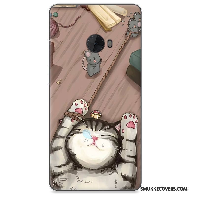 Etui Mi Note 2 Cartoon Lille Sektion Anti-fald, Cover Mi Note 2 Beskyttelse Hård Grøn