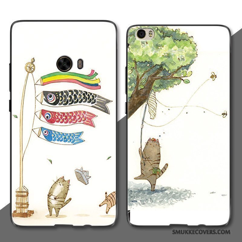 Etui Mi Note 2 Cartoon Studerende Smuk, Cover Mi Note 2 Beskyttelse Telefonlille Sektion