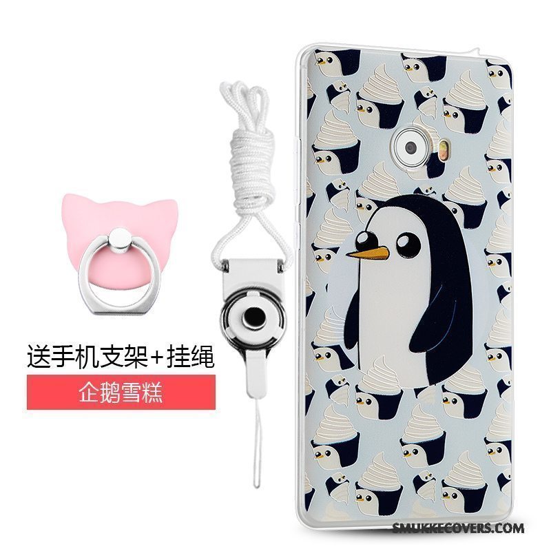 Etui Mi Note 2 Cartoon Trend Lyserød, Cover Mi Note 2 Blød Telefonanti-fald