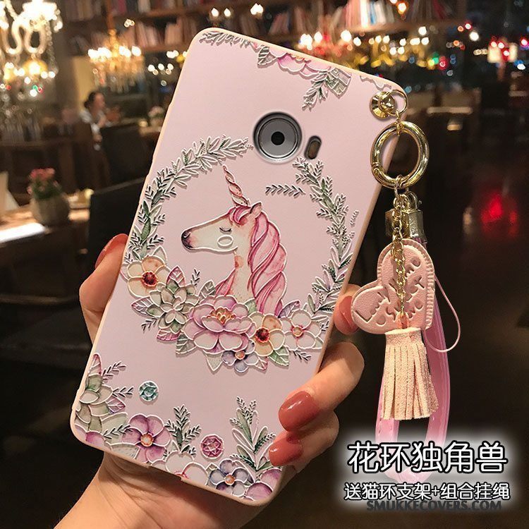 Etui Mi Note 2 Farve Smuk Lille Sektion, Cover Mi Note 2 Silikone Hængende Ornamenter Telefon