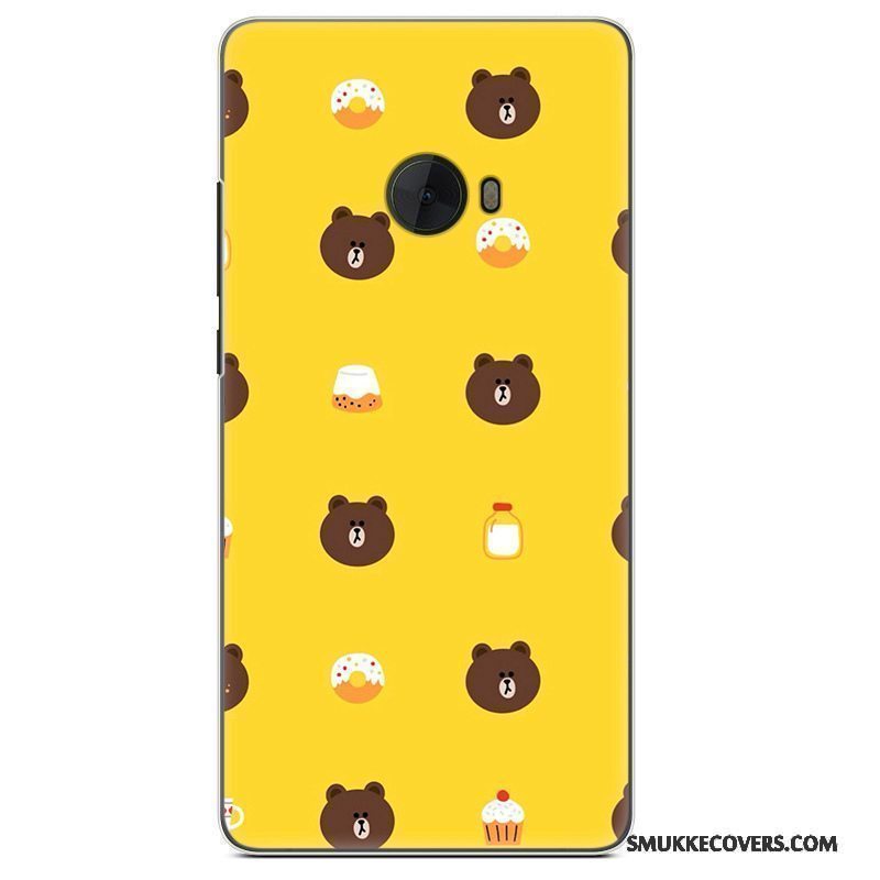 Etui Mi Note 2 Malet Hård Anti-fald, Cover Mi Note 2 Cartoon Lille Sektion Rød