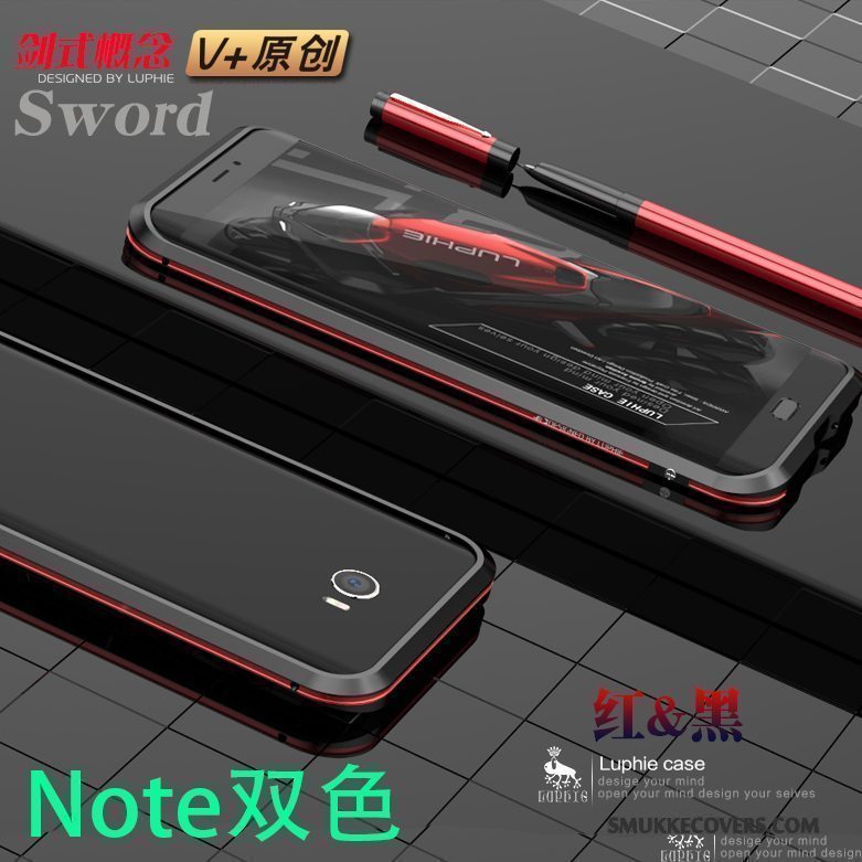 Etui Mi Note 2 Metal Lille Sektion Ramme, Cover Mi Note 2 Beskyttelse Telefonblå