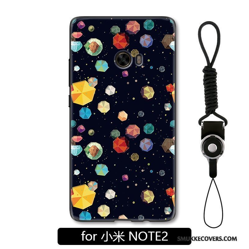 Etui Mi Note 2 Relief Telefonfarverig, Cover Mi Note 2 Tasker Lille Sektion Af Personlighed