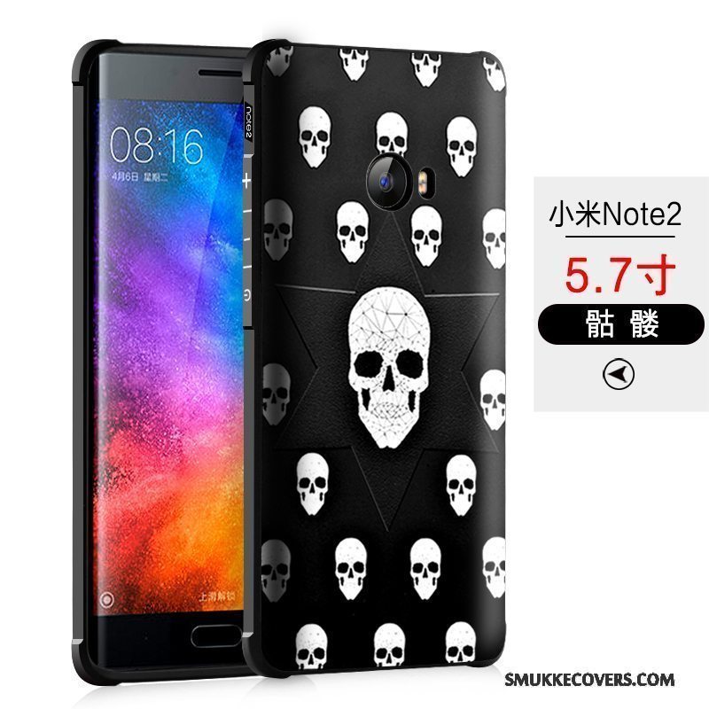 Etui Mi Note 2 Silikone Sort Lille Sektion, Cover Mi Note 2 Beskyttelse Telefontrend