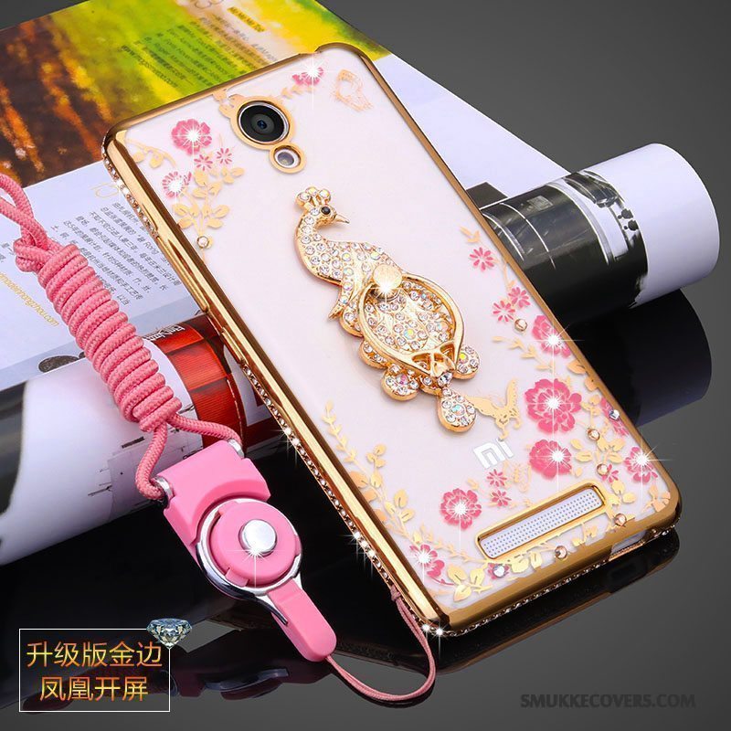 Etui Mi Note 2 Tasker Guld Telefon, Cover Mi Note 2 Silikone Hængende Ornamenter Anti-fald