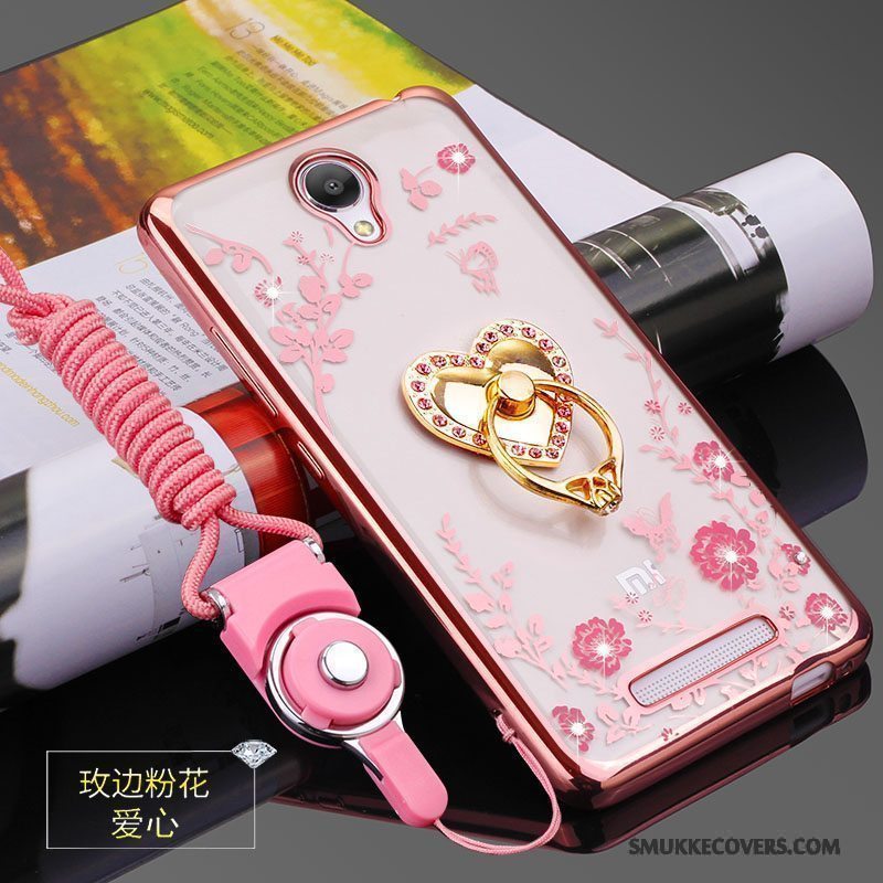 Etui Mi Note 2 Tasker Guld Telefon, Cover Mi Note 2 Silikone Hængende Ornamenter Anti-fald