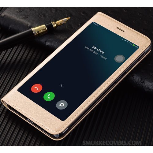 Etui Mi Note 3 Beskyttelse Guld Anti-fald, Cover Mi Note 3 Tasker Lille Sektion Telefon