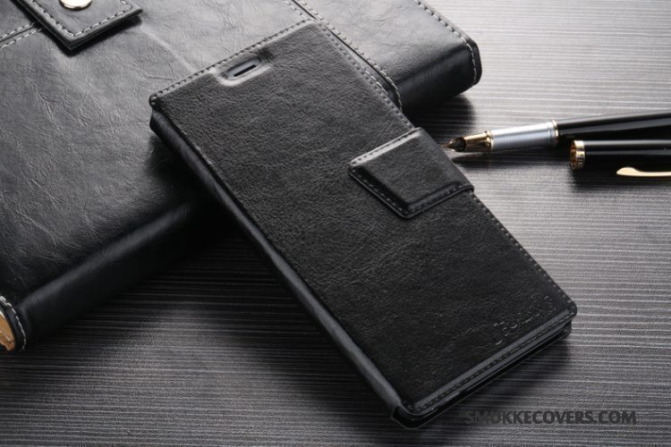 Etui Mi Note 3 Læder Anti-fald Lille Sektion, Cover Mi Note 3 Folio Trend Rød