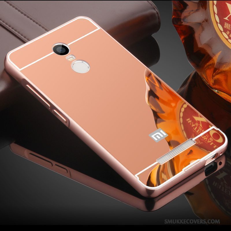 Etui Mi Note 3 Metal Trend Lille Sektion, Cover Mi Note 3 Beskyttelse Telefongul