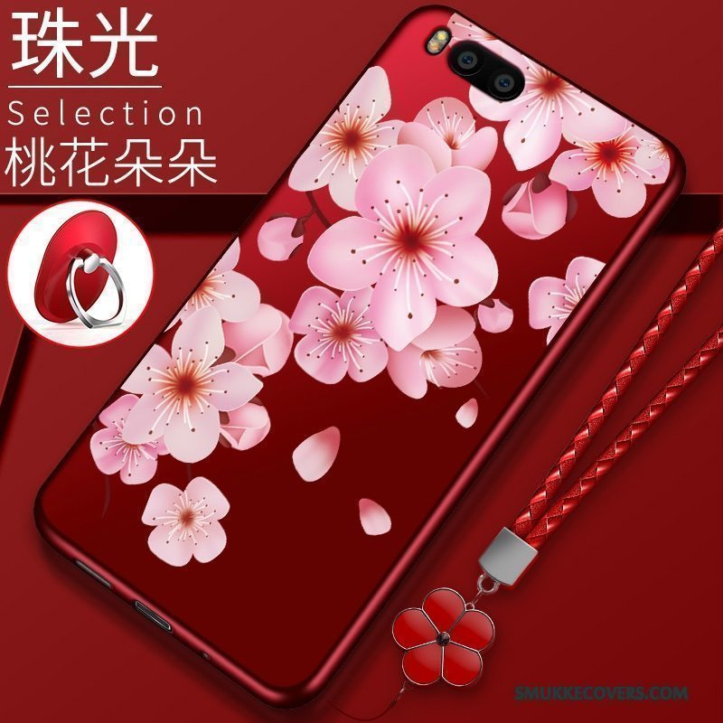 Etui Mi Note 3 Silikone Lille Sektion Rød, Cover Mi Note 3 Kreativ Telefon