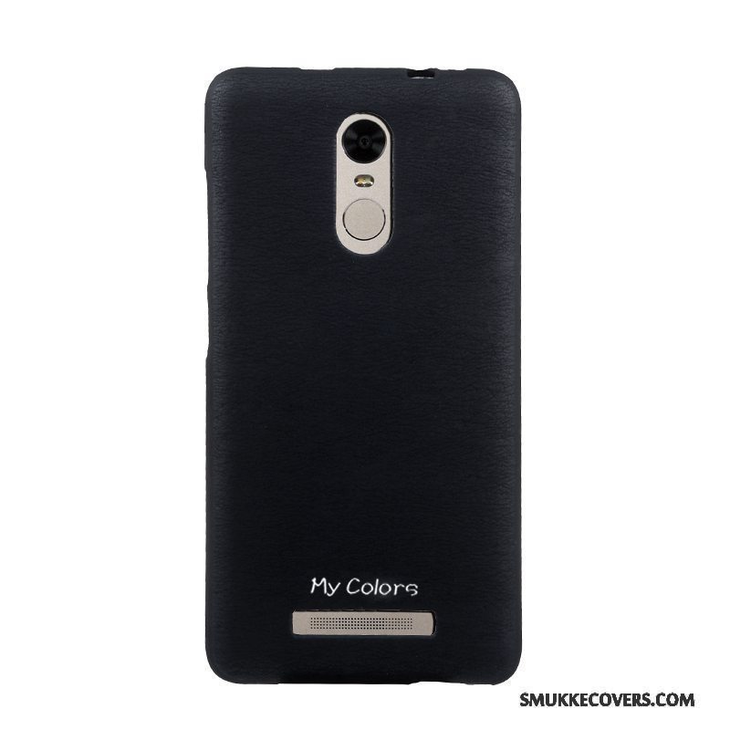 Etui Mi Note 3 Silikone Nubuck Anti-fald, Cover Mi Note 3 Tasker Telefonrød