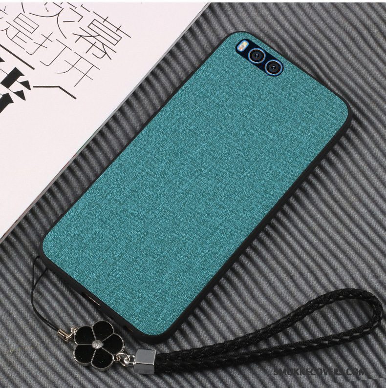 Etui Mi Note 3 Tasker Anti-fald Telefon, Cover Mi Note 3 Læder Grøn Simple