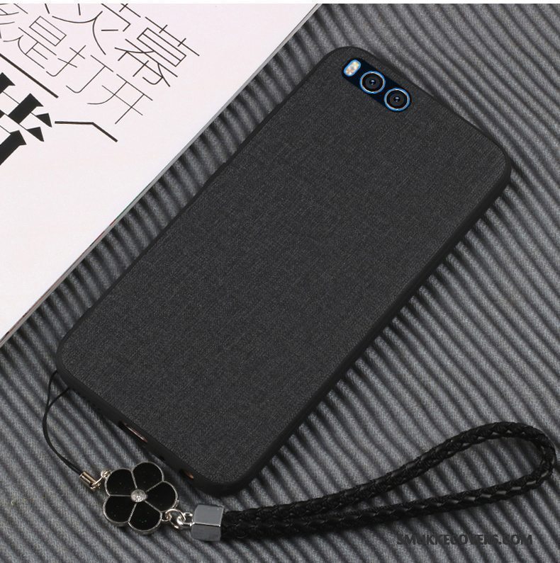 Etui Mi Note 3 Tasker Lille Sektion Simple, Cover Mi Note 3 Læder Anti-fald Telefon