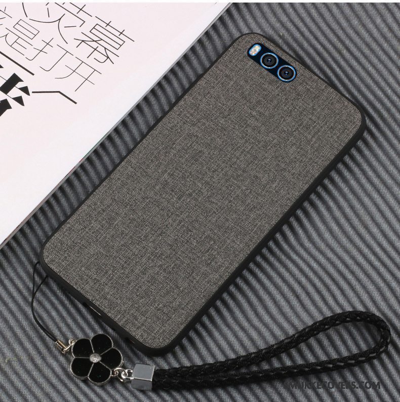 Etui Mi Note 3 Tasker Lille Sektion Simple, Cover Mi Note 3 Læder Anti-fald Telefon