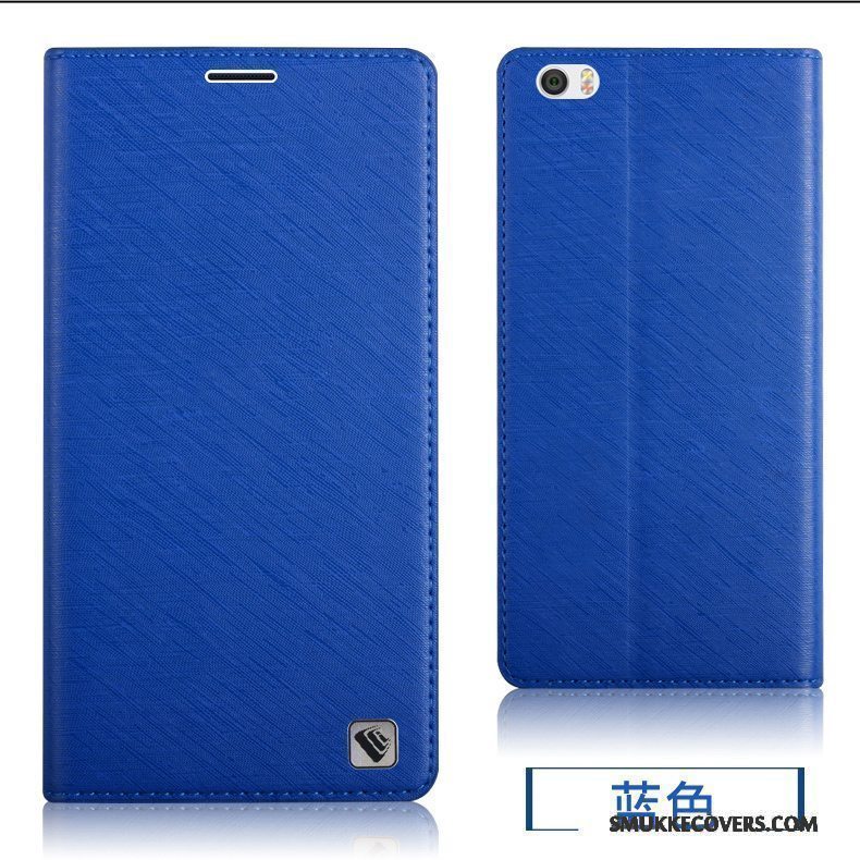 Etui Mi Note Beskyttelse Anti-fald Bagdæksel, Cover Mi Note Tasker Telefonblå