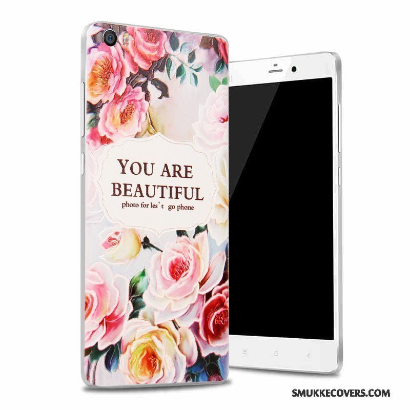 Etui Mi Note Beskyttelse Hvid Glas, Cover Mi Note Telefonsort