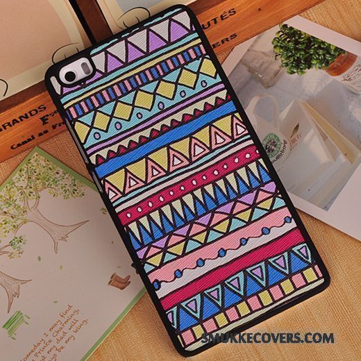 Etui Mi Note Cartoon Telefonhvid, Cover Mi Note Blød Nubuck Let Tynd