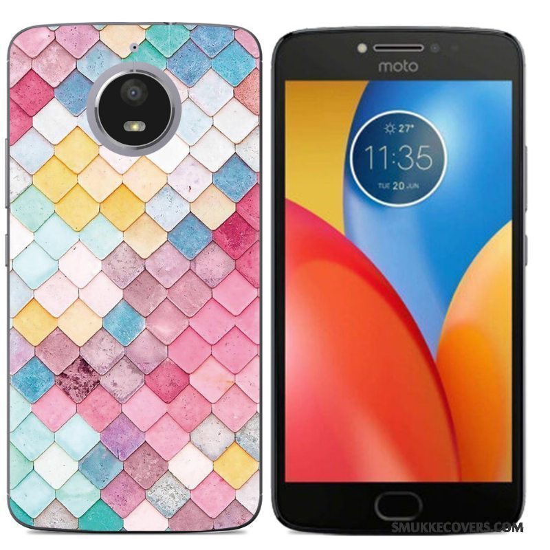 Etui Moto E4 Plus Beskyttelse Anti-fald Mønster, Cover Moto E4 Plus Farve Telefon