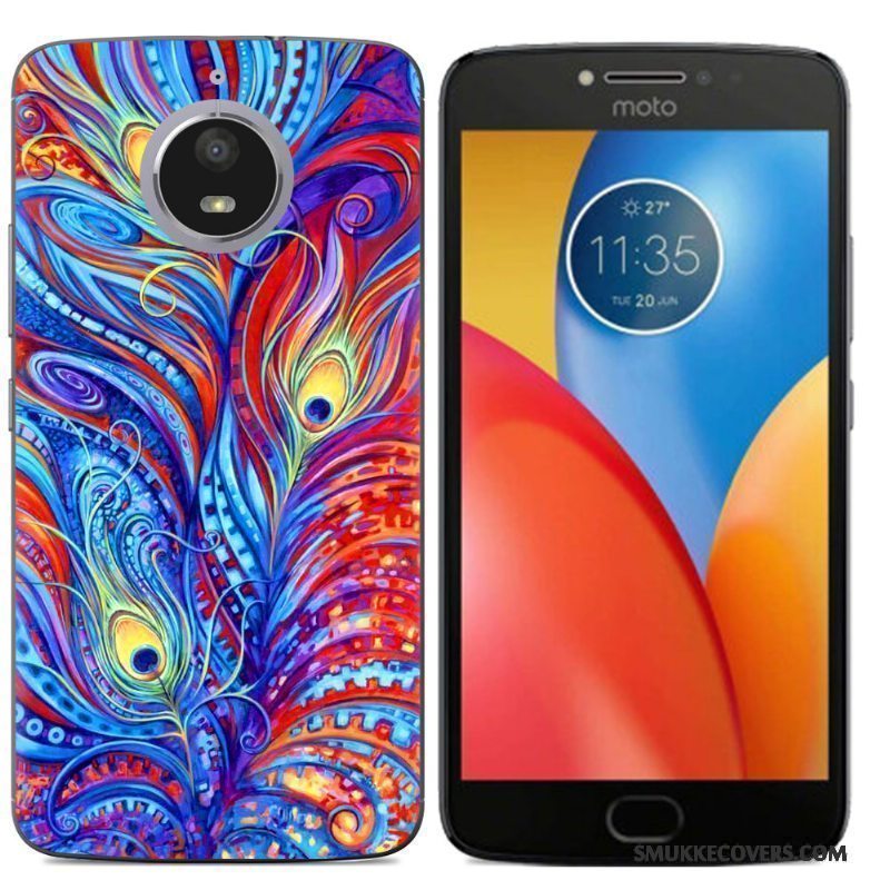 Etui Moto E4 Plus Beskyttelse Anti-fald Mønster, Cover Moto E4 Plus Farve Telefon